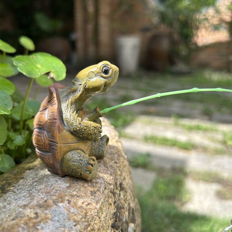 Aquarium Fish Guppy - Turtle fishing fish tank aquarium decoration