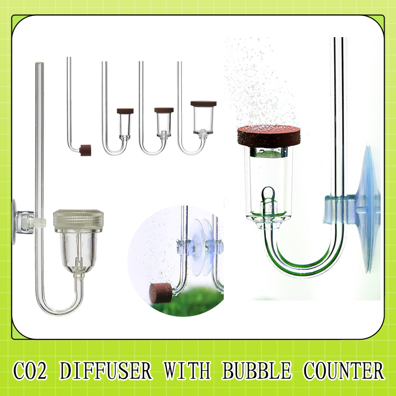 Co2 Diffuser Planted - MINI CO2 Diffuser With Bubble Counter