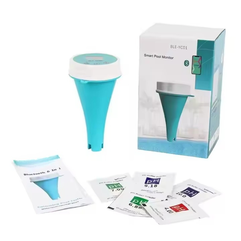 Aquarium Fish Quality - 6-in-1 Smart Water Quality Monitor: EC,