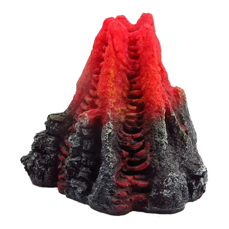 Aquarium Fish Cartoon - New Volcano Shape Aquarium Decor Oxygen