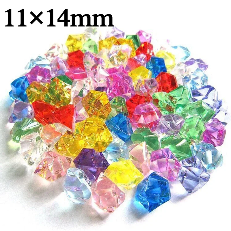 Aquarium Fish Store - 200pcs Acrylic Gem Stone Colorful Crushed