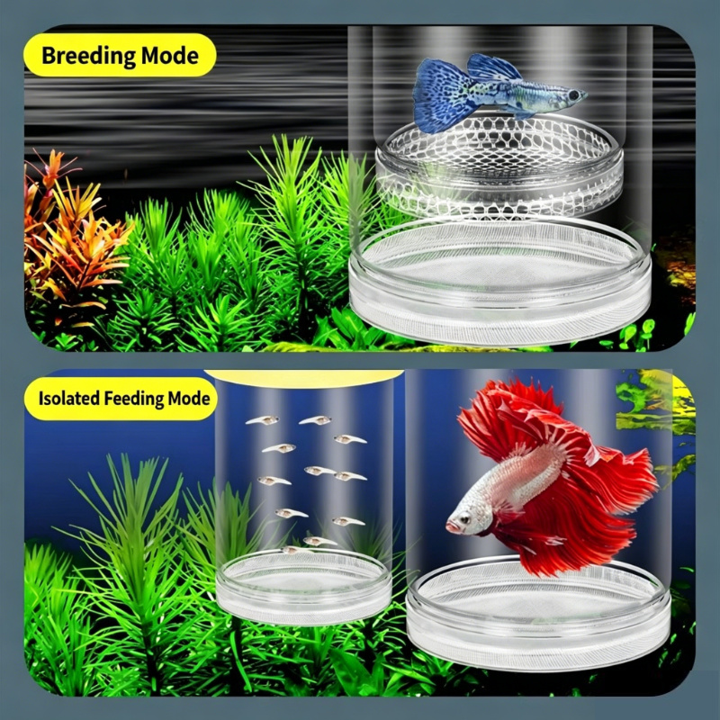 Aquarium Fish Medicine - Transparent Floating Aquarium Hatch Box, Multifunctional