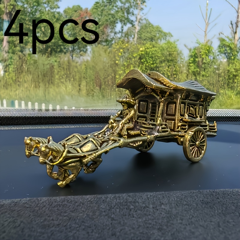 Aquarium Fish Guppy - 1/4 pieces of vintage brass double