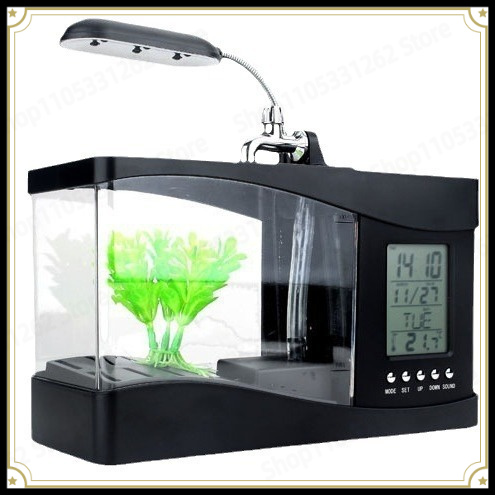 Mini Small Fish Tank Creative  - огляд і ціна Aquarium Fish Logo