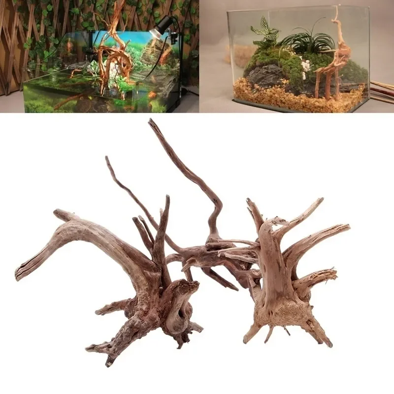 Natural Tree Trunk Driftwood A - огляд і ціна Aquarium Fish Cartoon