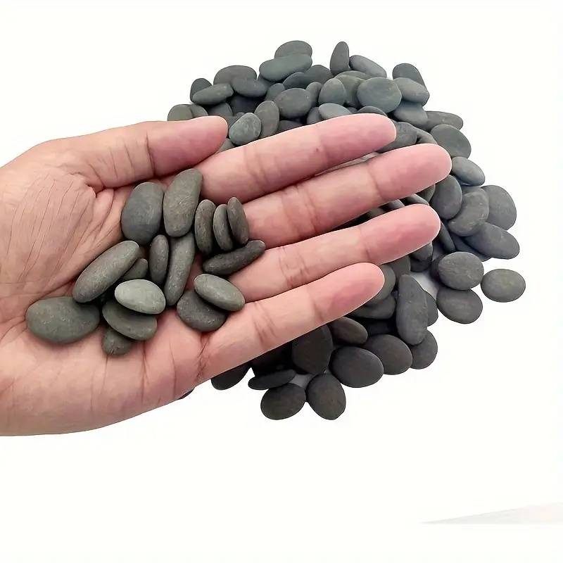 20Pcs Natural River Rocks Smoo - огляд і ціна Aquarium Fish Guppy