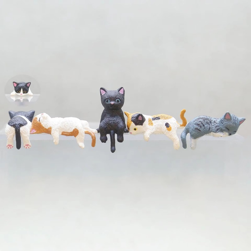 1Pc Cute Cartoon Cat PVC Home  - огляд і ціна Aquarium Fish Cartoon