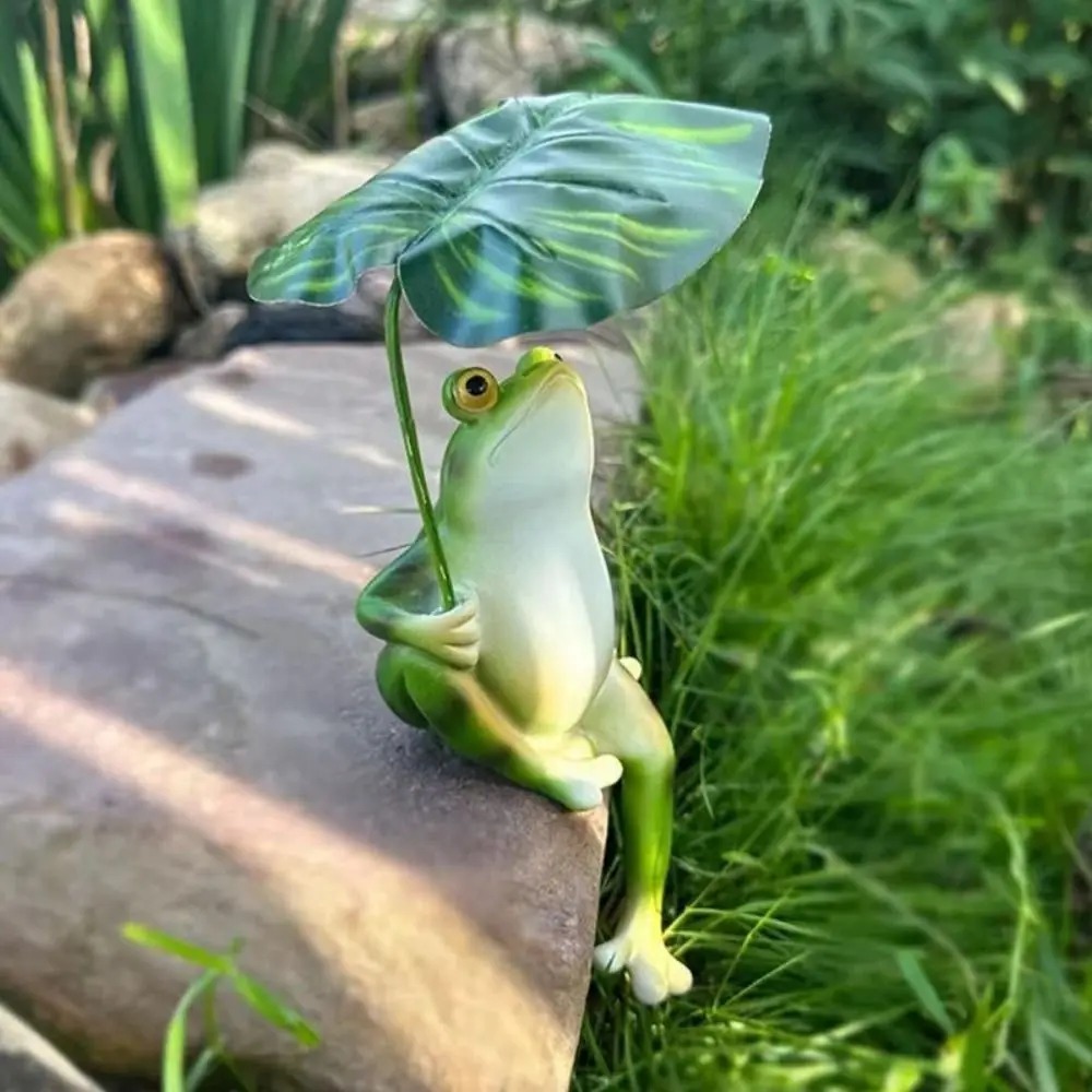 Cartoon Resin Frog Figurine Cr - огляд і ціна Aquarium Fish Cartoon