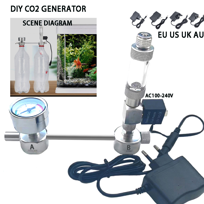 Aquarium DIY CO2 Generator Sys - огляд і ціна Co2 Diffuser Planted