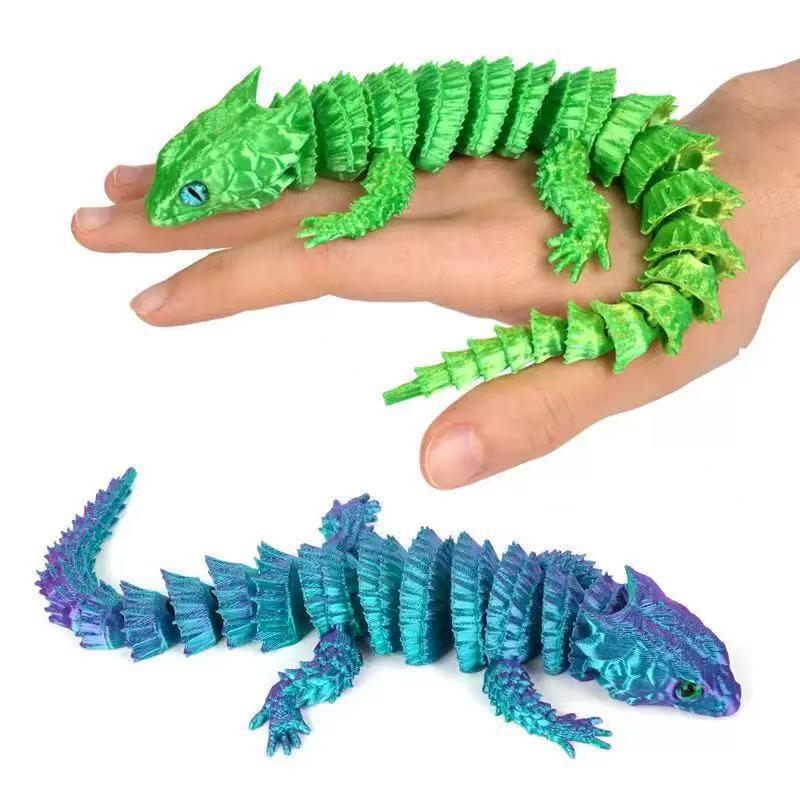 3D Printed Conjoined Lizard St - огляд і ціна Aquarium Fish Cartoon