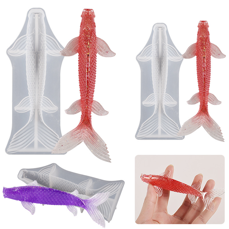 3D Koi Fish Shaped Epoxy Resin - огляд і ціна Aquarium Fish Guppy