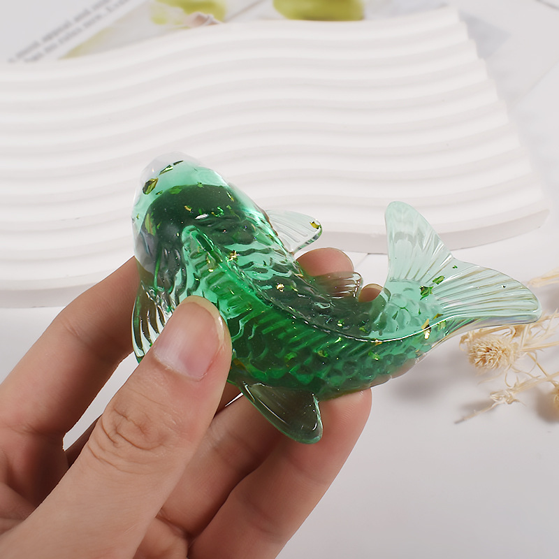 3D Koi Fish Shaped Epoxy Resin - огляд і ціна Aquarium Fish Guppy
