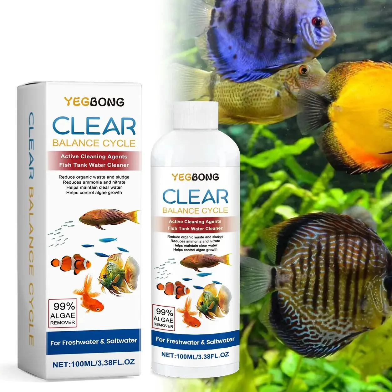 Algae Remover for Fish Tanks,  - огляд і ціна Aquarium Fish Quality