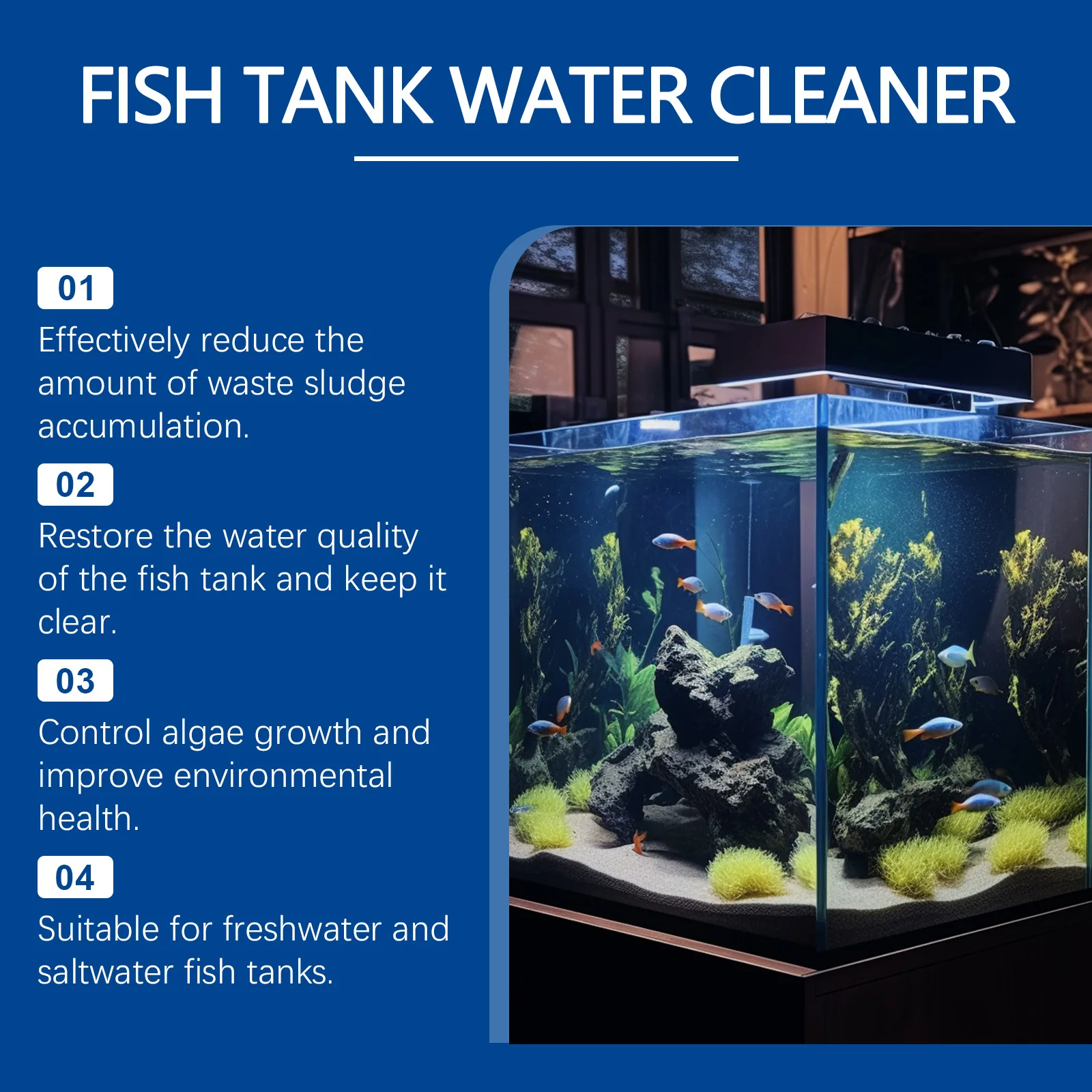 Algae Remover for Fish Tanks,  - огляд і ціна Aquarium Fish Quality