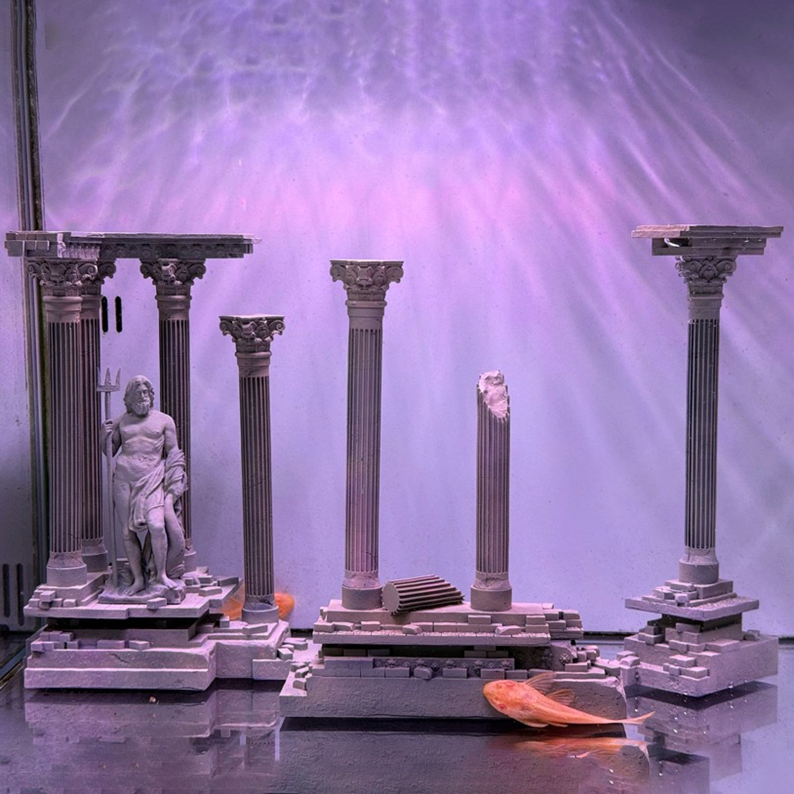 Roman Column Decoration Resin  - огляд і ціна Aquarium Fish Cartoon