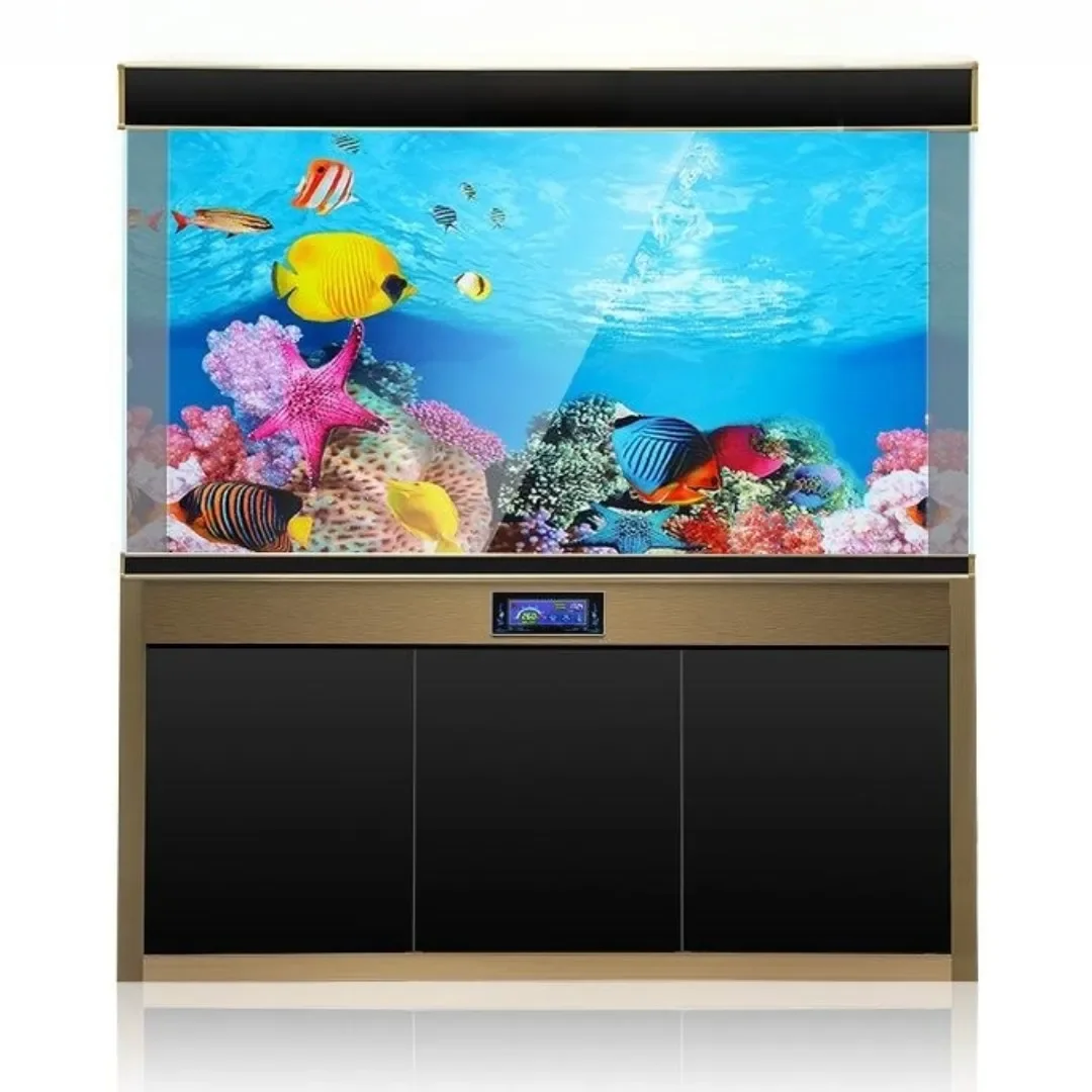 Background Aquarium 3D Sticker - огляд і ціна Aquarium Fish Cartoon