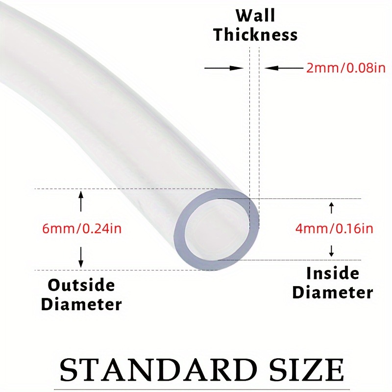 4*6mm Silicon Aquarium 1m/3m/5 - огляд і ціна Aquarium Fish Price