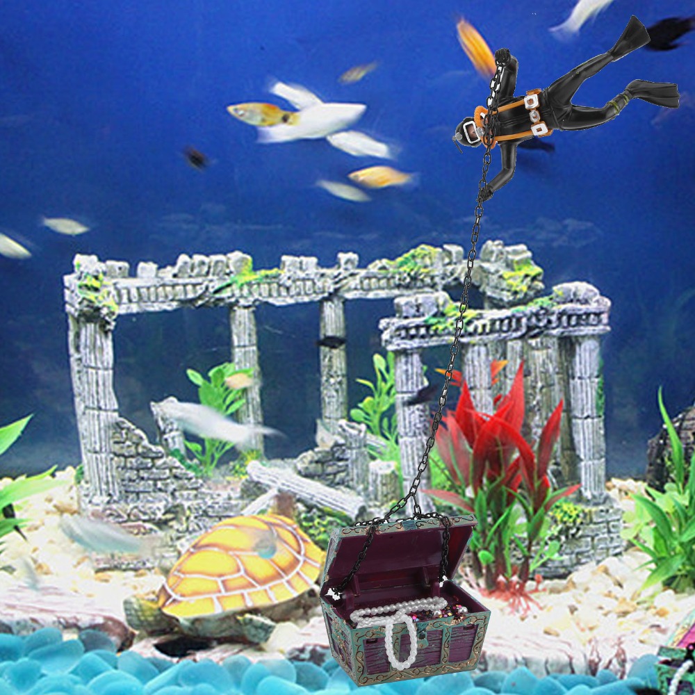 Resin Aquarium Ornament Live-A - огляд і ціна Aquarium Fish Price
