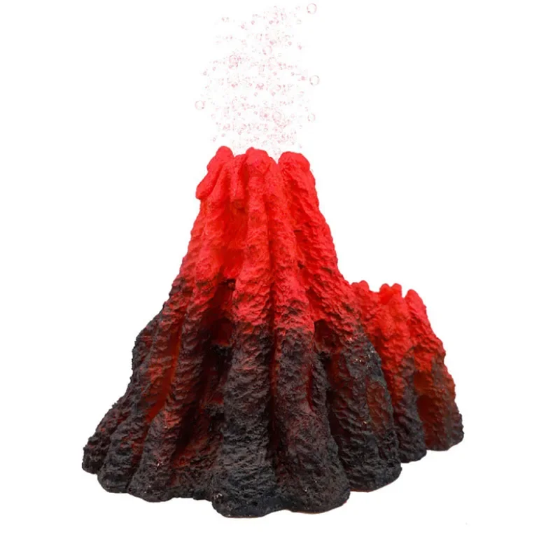 New Volcano Shape Aquarium Dec - огляд і ціна Aquarium Fish Cartoon