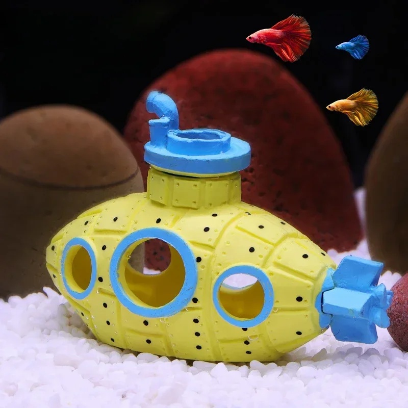 Resin Submarine Ornaments Aqua - огляд і ціна Aquarium Fish Cartoon