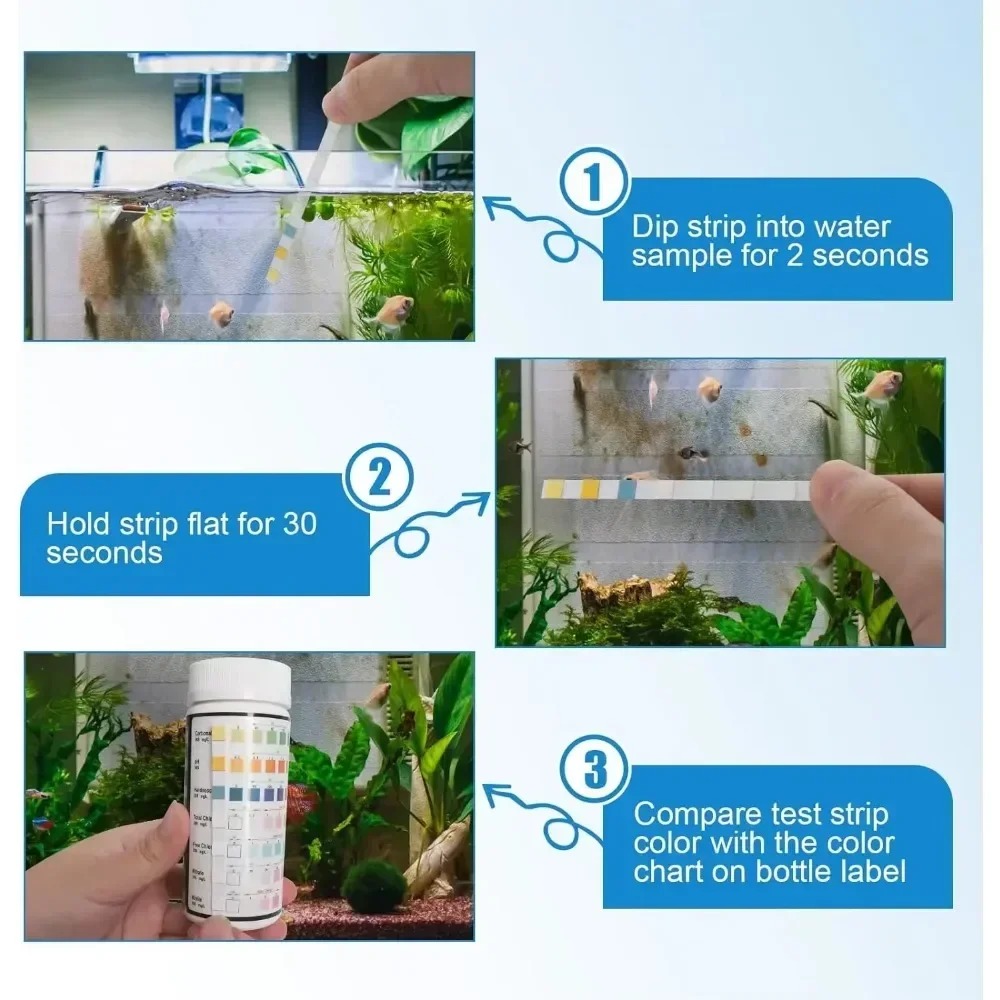 Aquarium Test Strip  PH Qualit - огляд і ціна Aquarium Fish Quality