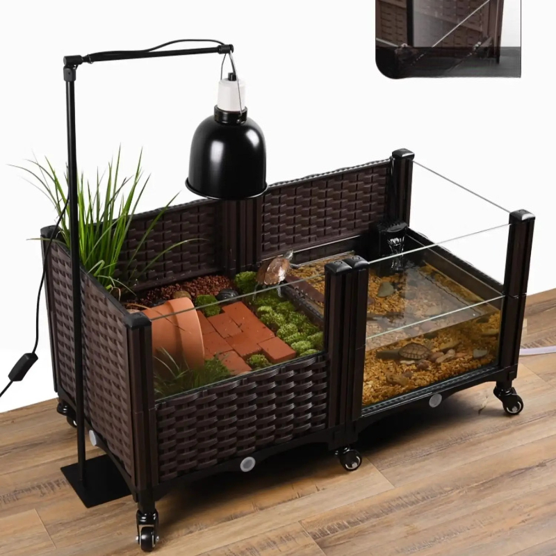 Eco Turtle Tank with Basking P - огляд і ціна Aquarium Fish Yellow
