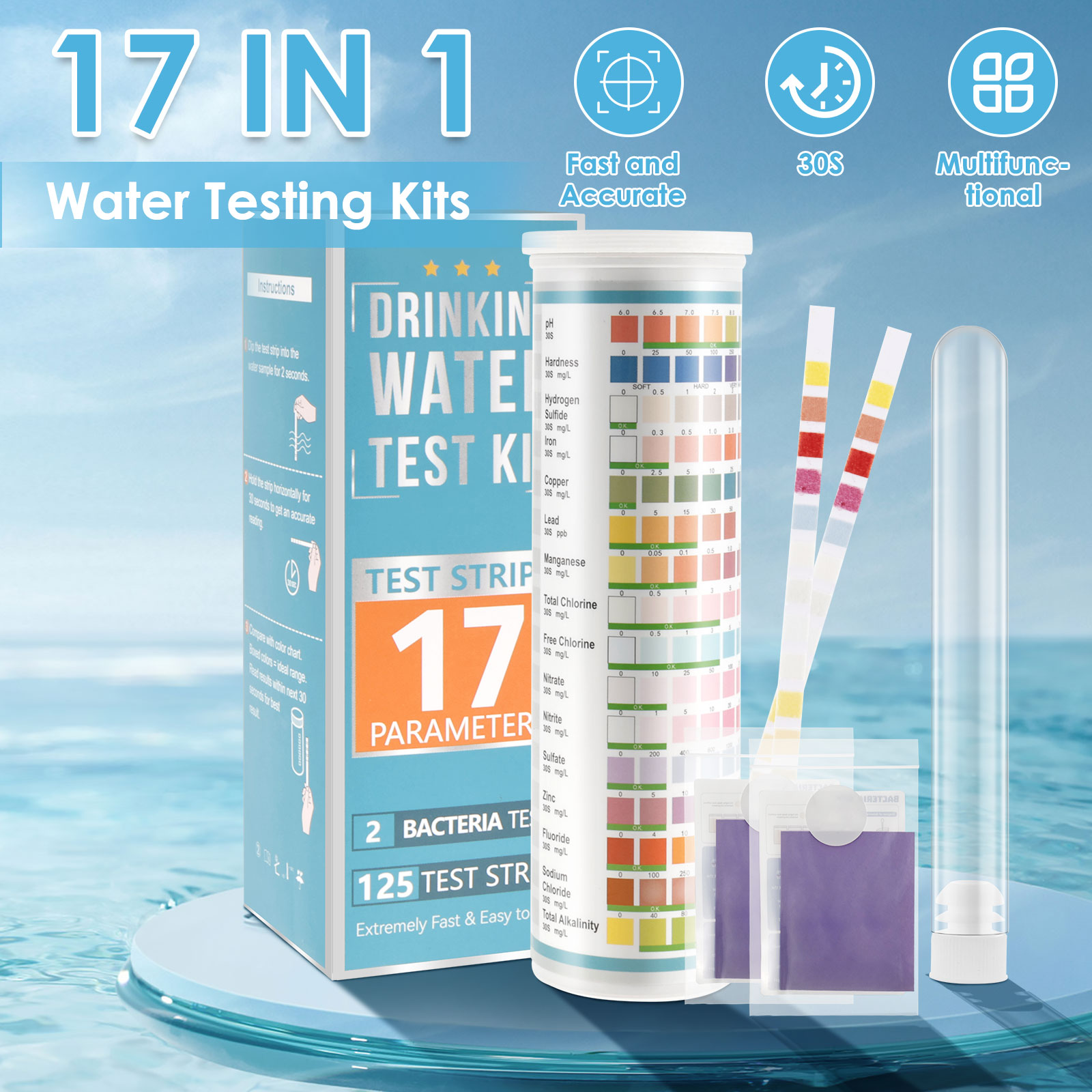 5-17 in 1 Aquarium Test Strips - огляд і ціна Aquarium Fish Quality
