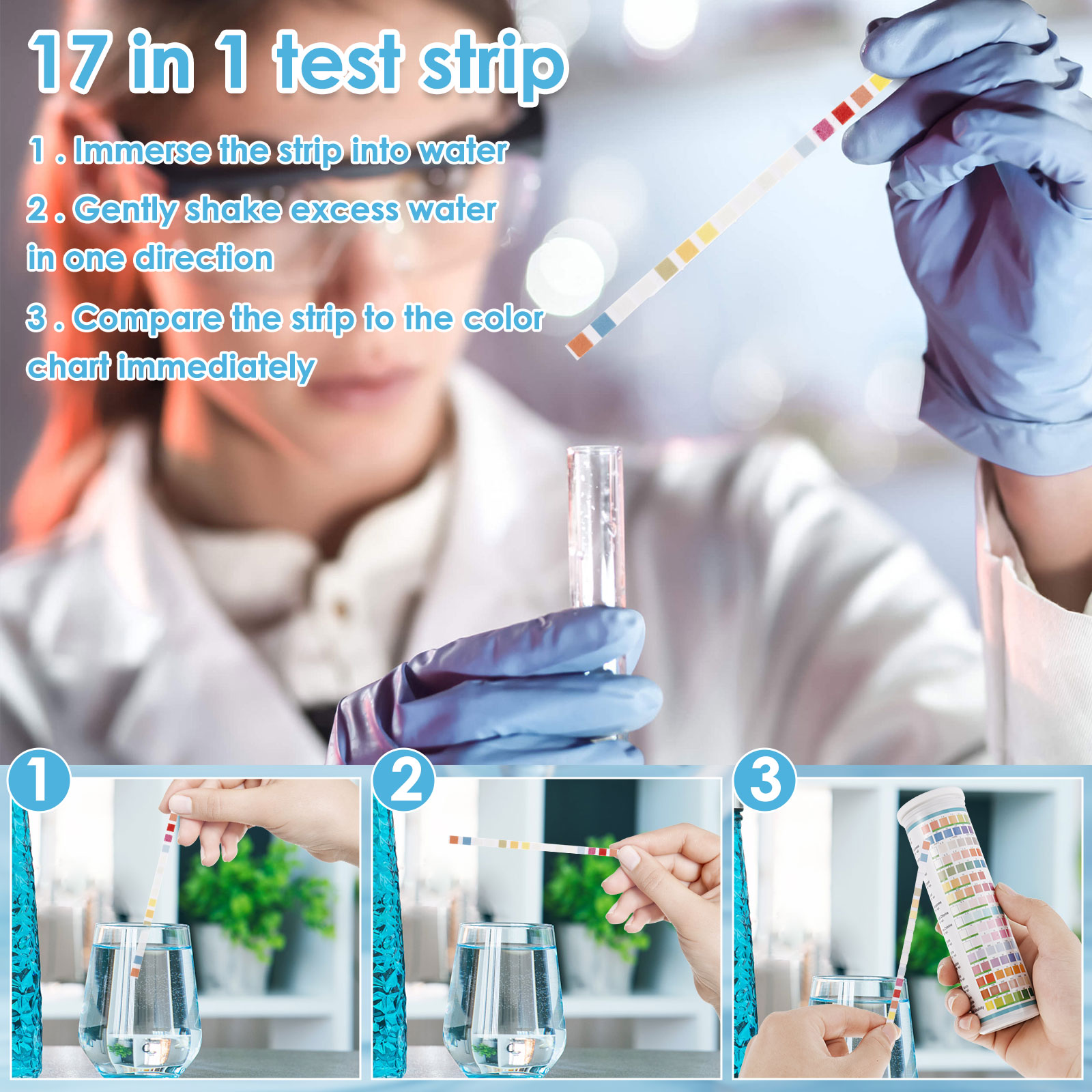 5-17 in 1 Aquarium Test Strips - огляд і ціна Aquarium Fish Quality