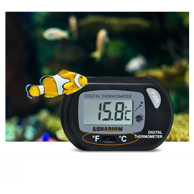 1PC 58*37mm Fish Tank Digital  - огляд і ціна Aquarium Fish Yellow
