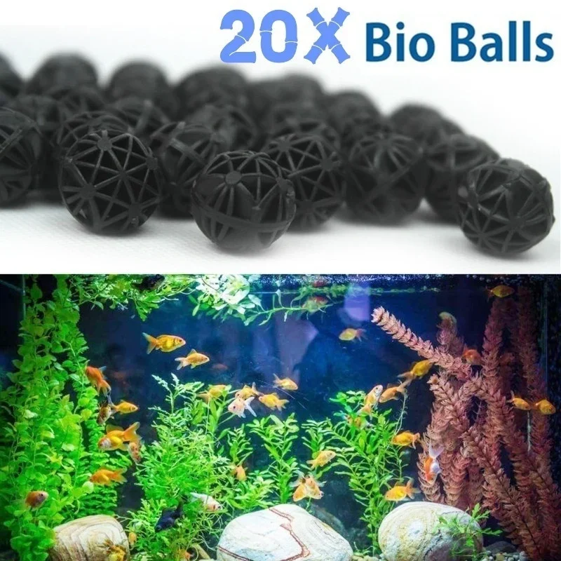 20Pcs 16mm Aquarium Filter Bio - огляд і ціна Aquarium Fish Quality